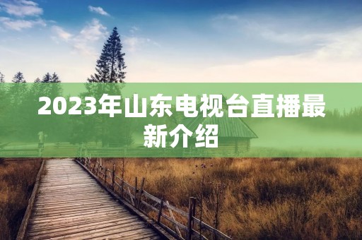 2023年山东电视台直播最新介绍 2023年山东电视台直播最新介绍
