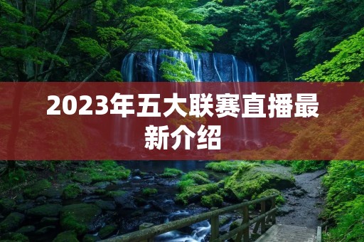 2023年五大联赛直播最新介绍