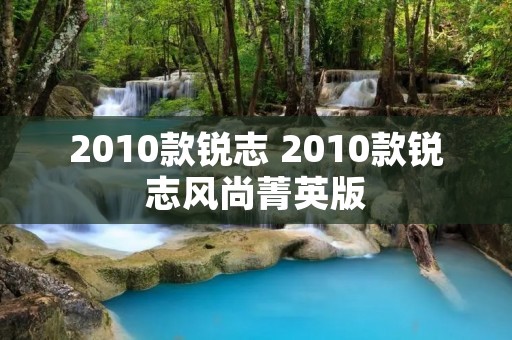 2010款锐志 2010款锐志风尚菁英版