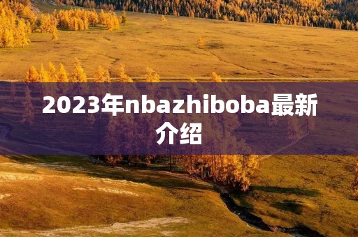 2023年nbazhiboba最新介绍