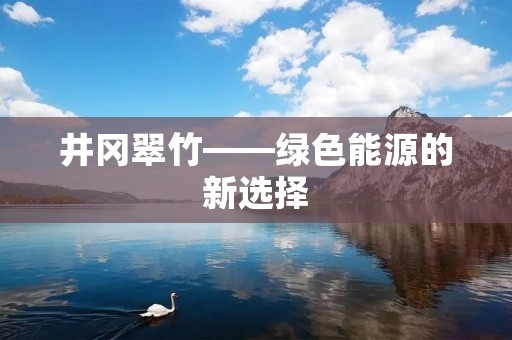 井冈翠竹——绿色能源的新选择 井冈翠竹——绿色能源的新选择