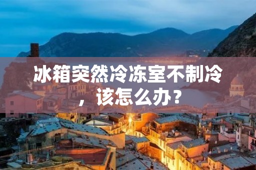 冰箱突然冷冻室不制冷,该怎么办? 冰箱突然冷冻室不制冷,该怎么办?