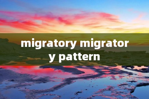 migratory migratory pattern