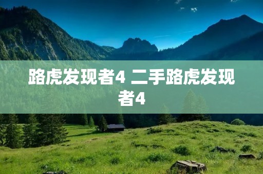 路虎发现者4 二手路虎发现者4