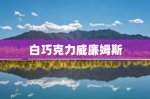 白巧克力威廉姆斯：一款充满惊喜的美食体验