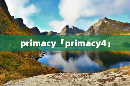 primacy「primacy4」