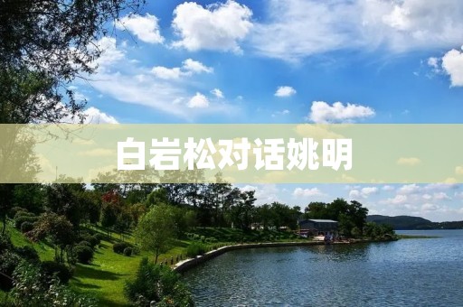 白岩松对话姚明：探讨中国篮球现状与未来
