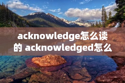 acknowledge怎么读的 acknowledged怎么读 acknowledge怎么读的 acknowledged怎么读