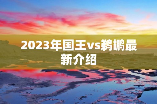 2023年国王vs鹈鹕最新介绍
