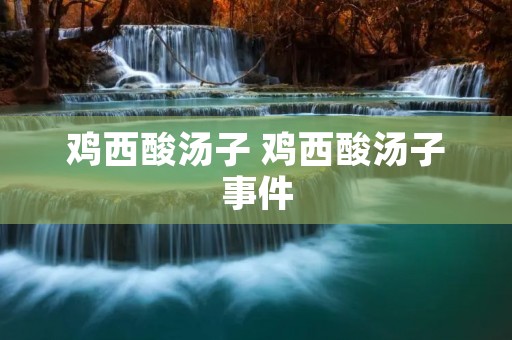 鸡西酸汤子 鸡西酸汤子事件