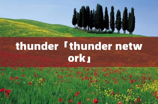 thunder「thunder network」 thunder「thunder network」