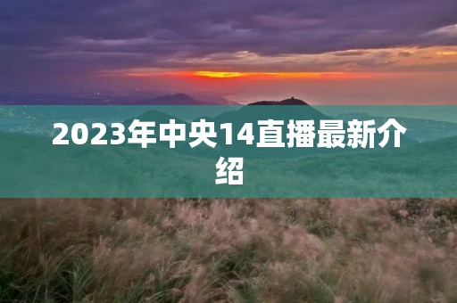 2023年中央14直播最新介绍