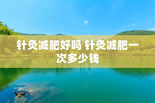 针灸减肥好吗 针灸减肥一次多少钱