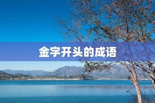 金字开头的成语:金玉满堂、金蝉脱壳、金腰带、金鸡独立、金钩银刺、金口玉言、金枝玉叶、金石良言、金石为开、金戈铁马、金璧辉煌、金风玉露、金童玉女、金科玉律、金榜题名。