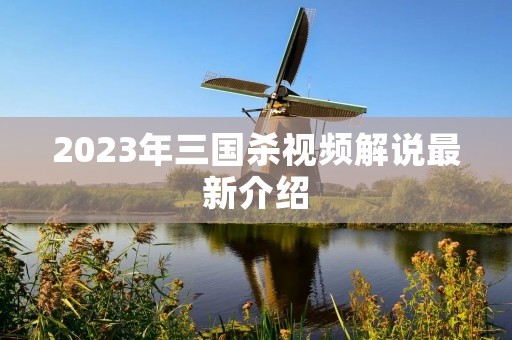 2023年三国杀视频解说最新介绍 2023年三国杀视频解说最新介绍