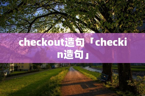 checkout造句「checkin造句」