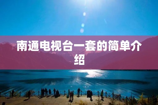 南通电视台一套的简单介绍