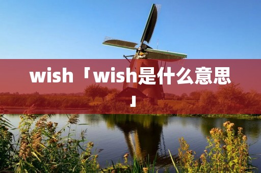 wish「wish是什么意思」