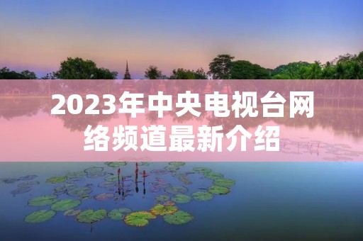 2023年中央电视台网络频道最新介绍