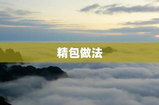 精包做法:让您享受美味的精致包子 精包做法:让您享受美味的精致包子