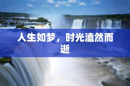 人生如梦，时光溘然而逝