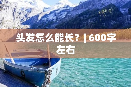头发怎么能长?| 600字左右