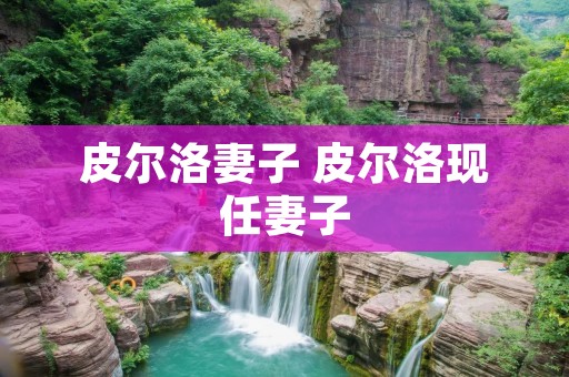 皮尔洛妻子 皮尔洛现任妻子 皮尔洛妻子 皮尔洛现任妻子