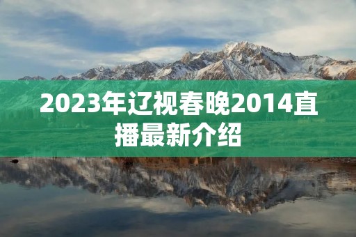 2023年辽视春晚2014直播最新介绍
