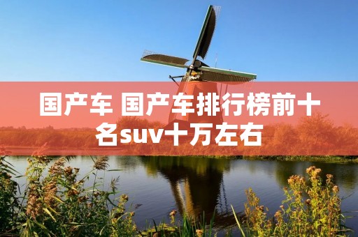 国产车 国产车排行榜前十名suv十万左右 国产车 国产车排行榜前十名suv十万左右