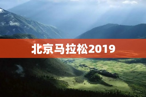 北京马拉松2019:跑出一座城市的风景
