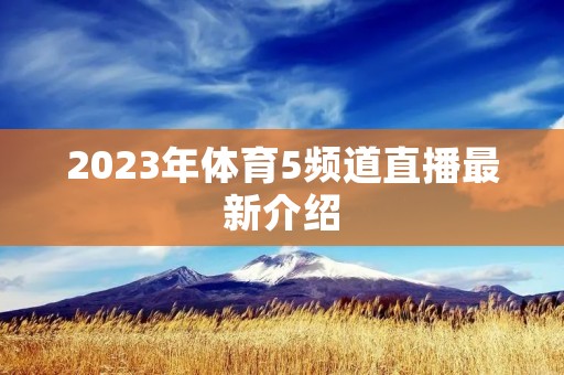 2023年体育5频道直播最新介绍