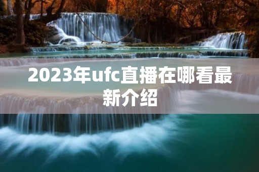 2023年ufc直播在哪看最新介绍 2023年ufc直播在哪看最新介绍