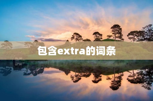 包含extra的词条