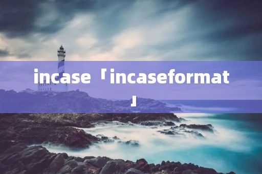 incase「incaseformat」 incase「incaseformat」
