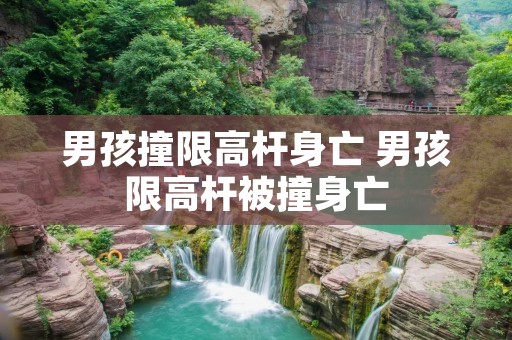 男孩撞限高杆身亡 男孩限高杆被撞身亡