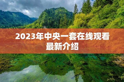 2023年中央一套在线观看最新介绍
