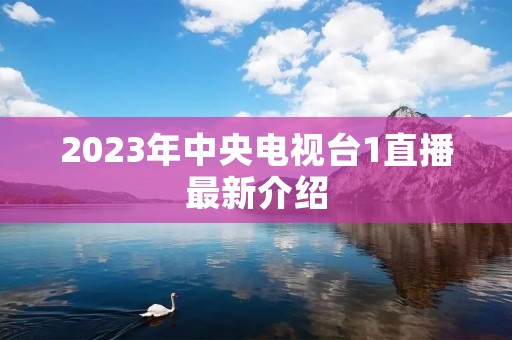 2023年中央电视台1直播最新介绍
