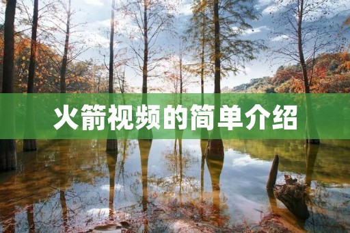 火箭视频的简单介绍 火箭视频的简单介绍