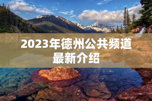 2023年德州公共频道最新介绍