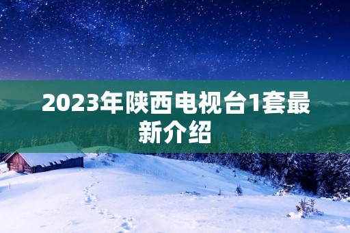 2023年陕西电视台1套最新介绍