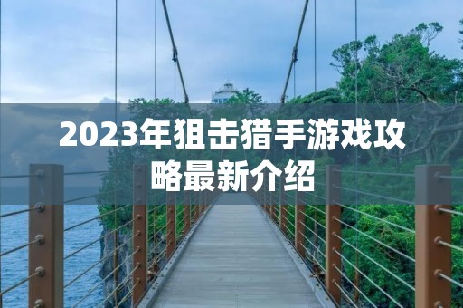 2023年狙击猎手游戏攻略最新介绍