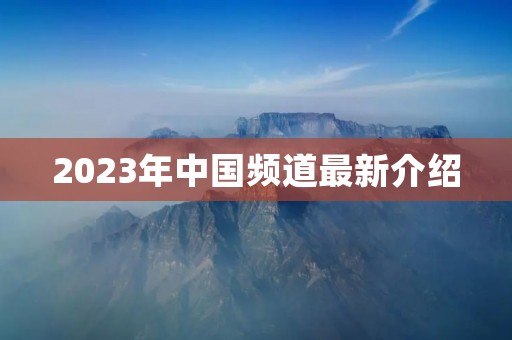 2023年中国频道最新介绍
