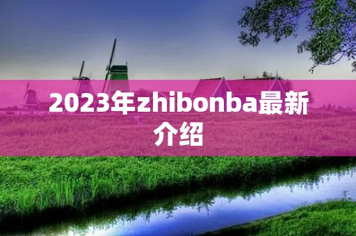 2023年zhibonba最新介绍