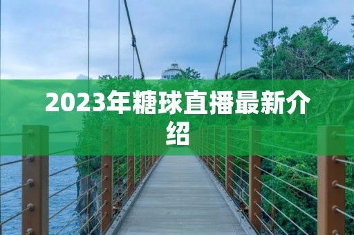 2023年糖球直播最新介绍