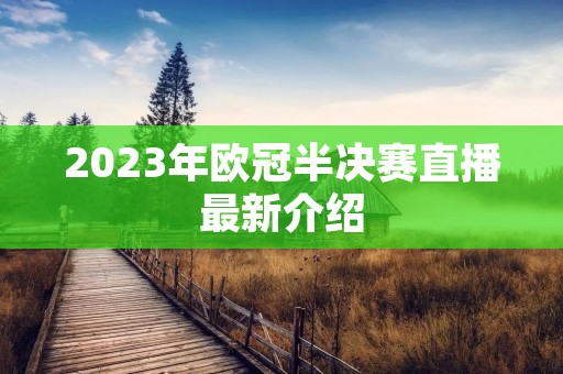 2023年欧冠半决赛直播最新介绍