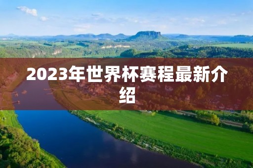 2023年世界杯赛程最新介绍