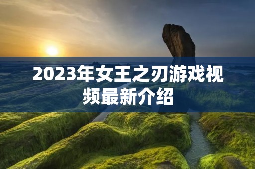 2023年女王之刃游戏视频最新介绍