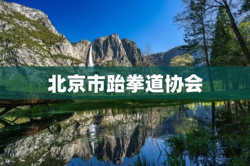 北京市跆拳道协会：深耕跆拳道文化，推广健康生活方式