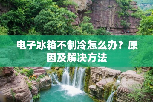 电子冰箱不制冷怎么办？原因及解决方法