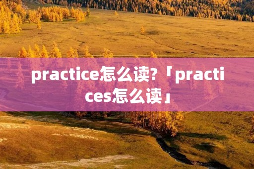 practice怎么读?「practices怎么读」